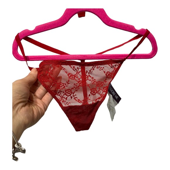 Adore Me Dafina Lace G-String Panty - Picture 1 of 6